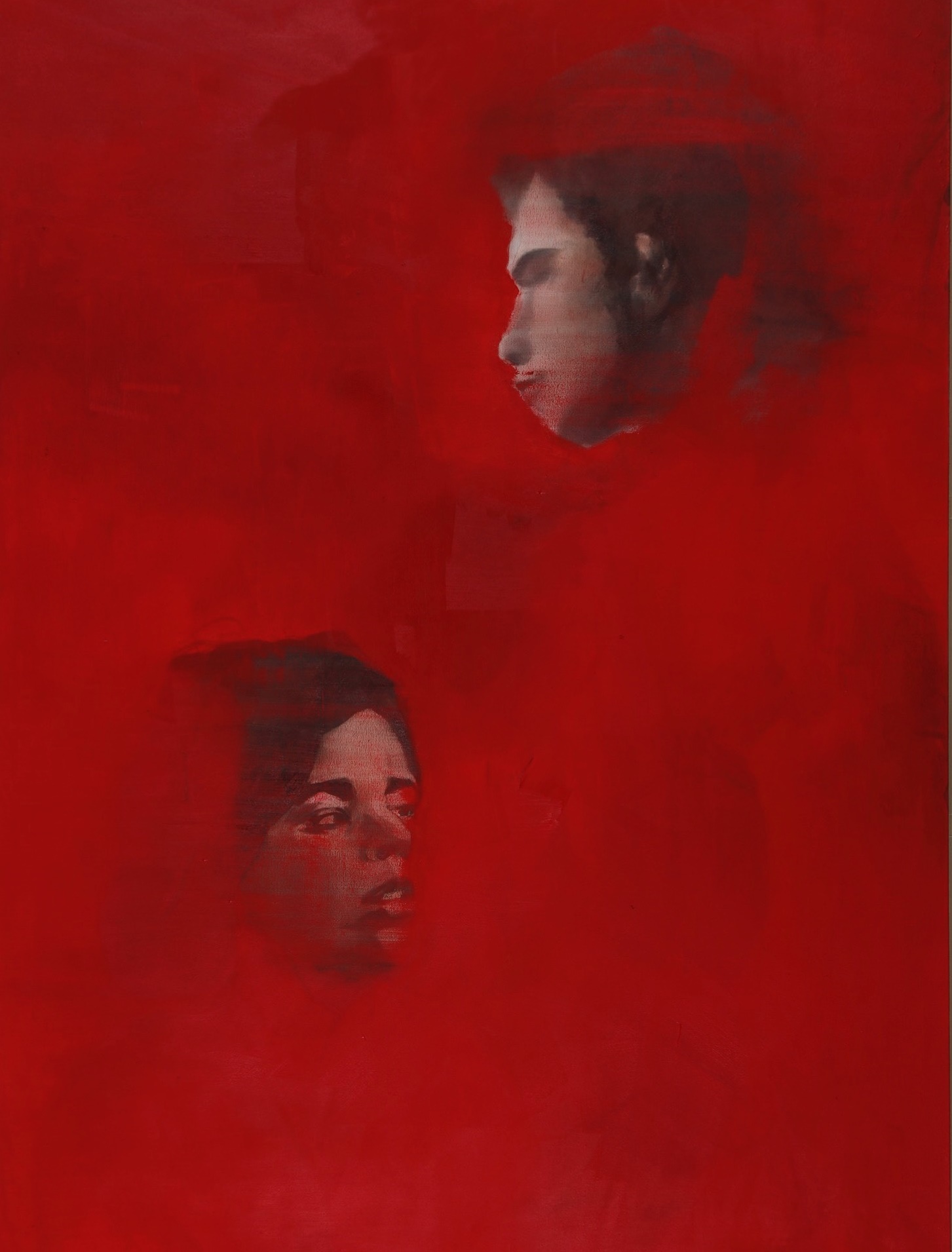 ’Beth and Josh’  150cm x 180cm  Oil on Canvas 2017